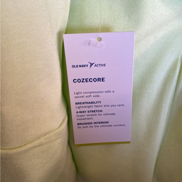 NWT Womens Old Navy Active Long Sleeve Crop Top Light Green size XL - Picture 4 of 8